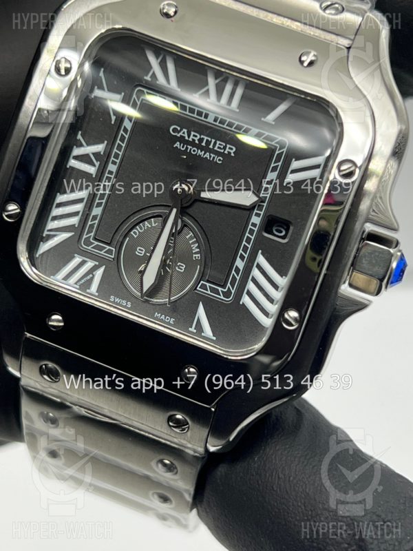Товар Cartier Santos De Cartier 40mm Dual Time Art 8994 Фото 7 - Cartier Santos De Cartier 40mm Dual Time Art 8994