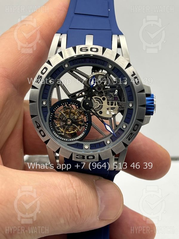Товар Roger Dubuis Excalibur 45mm Flying Tourbillon Blue Фото 3 - Roger Dubuis Excalibur 45mm Flying Tourbillon Blue