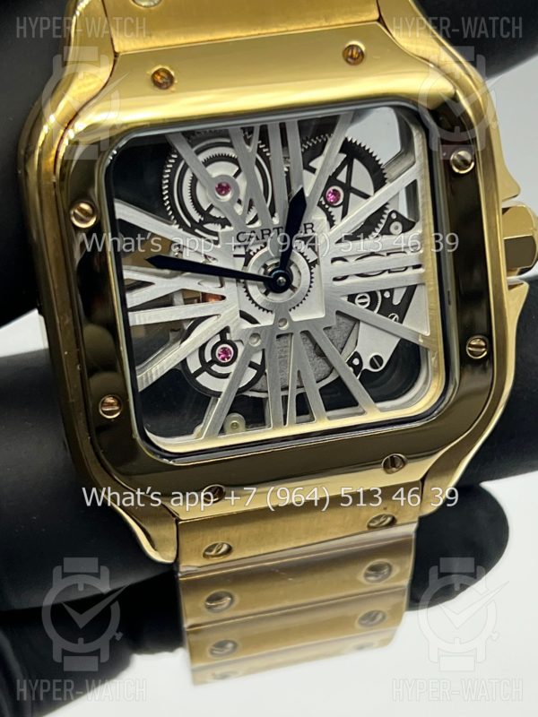 Товар Cartier Santos de Cartier Skeleton 40mm Art 9068 Фото 5 - Cartier Santos de Cartier Skeleton 40mm Art 9068