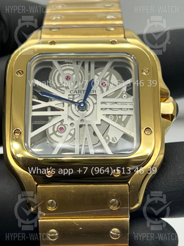 Товар Cartier Santos de Cartier Skeleton 40mm Art 9068 Фото 6 - Cartier Santos de Cartier Skeleton 40mm Art 9068