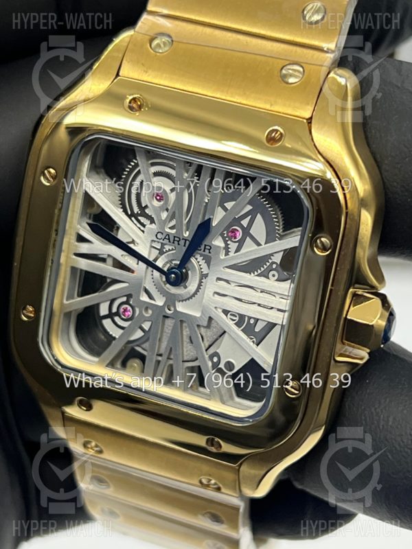 Товар Cartier Santos de Cartier Skeleton 40mm Art 9068 Фото 8 - Cartier Santos de Cartier Skeleton 40mm Art 9068