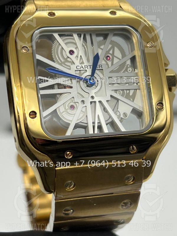 Товар Cartier Santos de Cartier Skeleton 40mm Art 9068 Фото 10 - Cartier Santos de Cartier Skeleton 40mm Art 9068