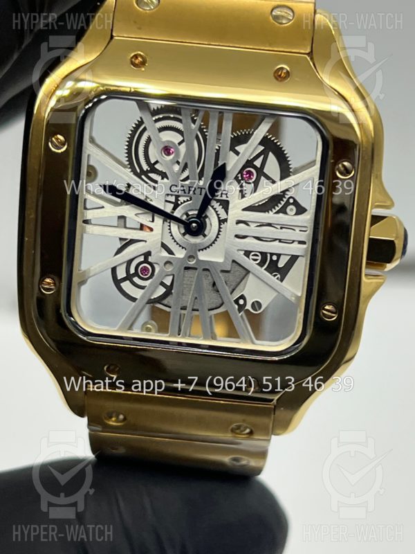 Товар Cartier Santos de Cartier Skeleton 40mm Art 9068 Фото 11 - Cartier Santos de Cartier Skeleton 40mm Art 9068