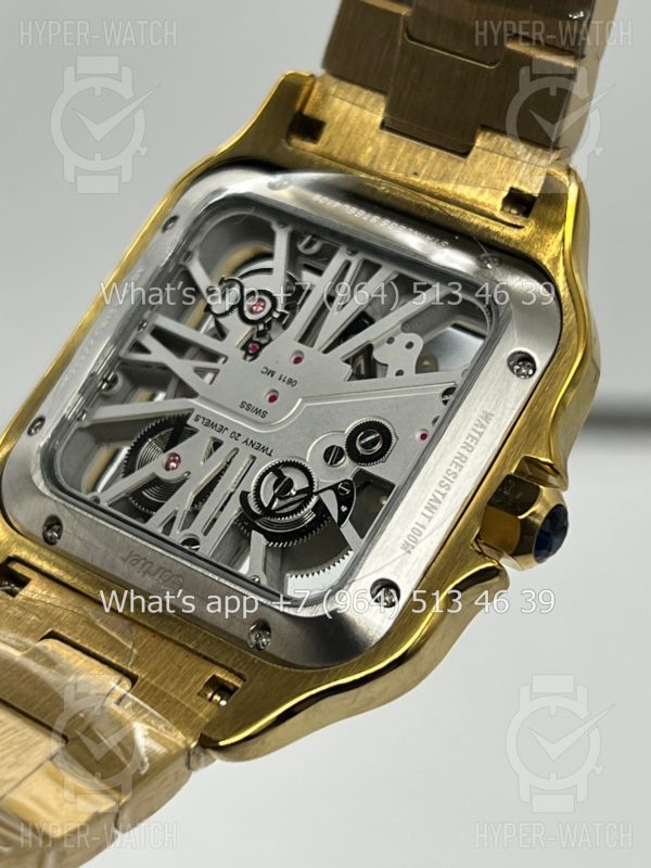 Товар Cartier Santos de Cartier Skeleton 40mm Art 9068 Фото 22 - Cartier Santos de Cartier Skeleton 40mm Art 9068