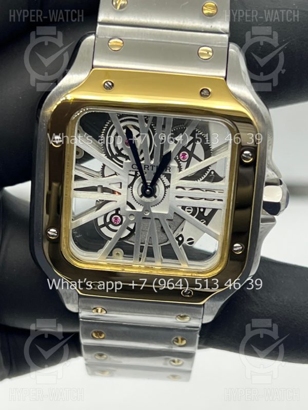 Товар Cartier Santos de Cartier Skeleton 40mm Art 9069 Фото 2 - Cartier Santos de Cartier Skeleton 40mm Art 9069
