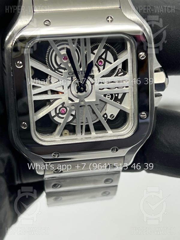 Фото 9 - Cartier Santos de Cartier Skeleton 40mm Art 9070