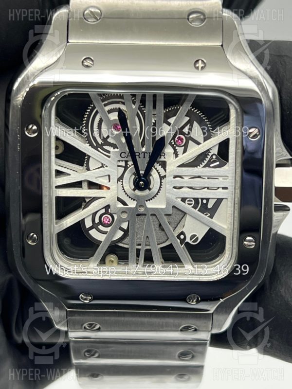 Фото 10 - Cartier Santos de Cartier Skeleton 40mm Art 9070