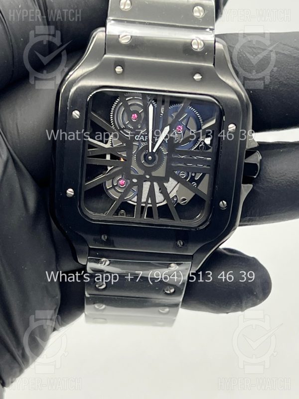 Товар Cartier Santos de Cartier Skeleton 40mm Art 9071 Фото 8 - Cartier Santos de Cartier Skeleton 40mm Art 9071