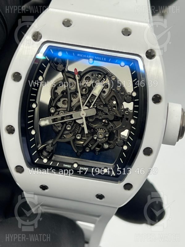 Товар Richard Mille RM 055 White Bubba Watson Ceramic Art 9076 Фото 2 - Richard Mille RM 055 White Bubba Watson Ceramic Art 9076