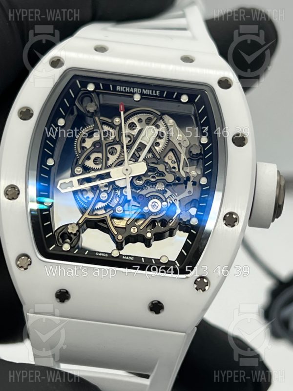 Товар Richard Mille RM 055 White Bubba Watson Ceramic Art 9076 Фото 3 - Richard Mille RM 055 White Bubba Watson Ceramic Art 9076