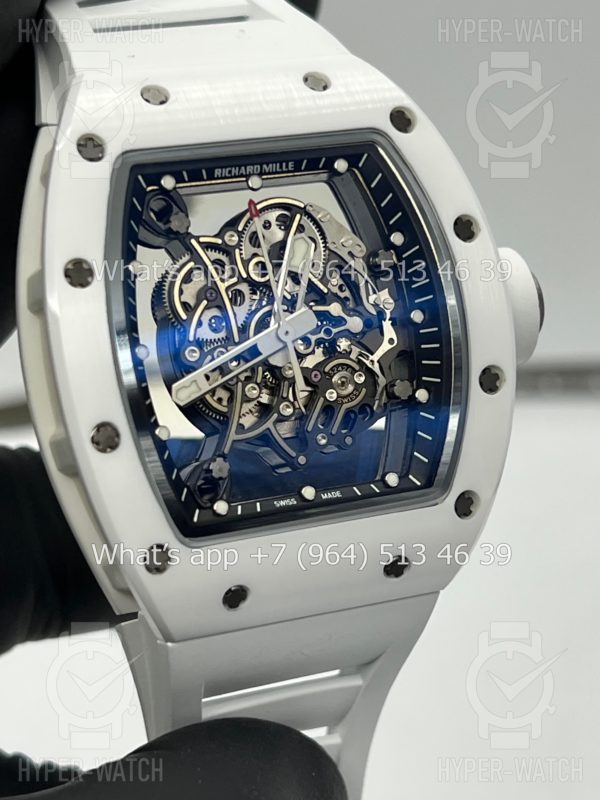 Товар Richard Mille RM 055 White Bubba Watson Ceramic Art 9076 Фото 4 - Richard Mille RM 055 White Bubba Watson Ceramic Art 9076