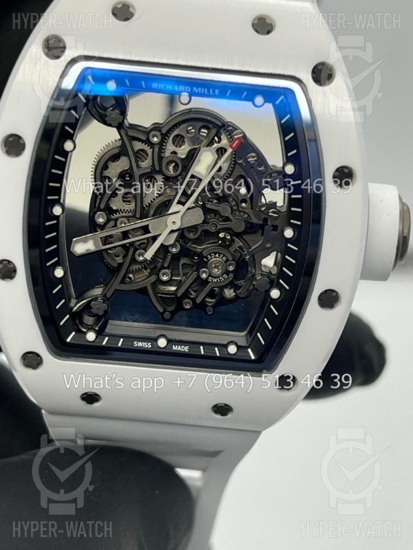 Товар Richard Mille RM 055 White Bubba Watson Ceramic Art 9076 Фото 8 - Richard Mille RM 055 White Bubba Watson Ceramic Art 9076