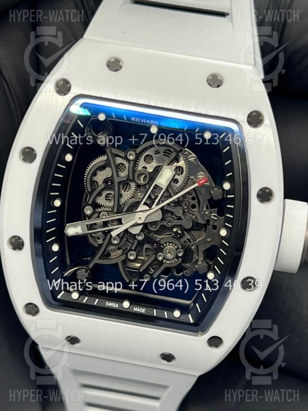 Товар Richard Mille RM 055 White Bubba Watson Ceramic Art 9076 Фото 9 - Richard Mille RM 055 White Bubba Watson Ceramic Art 9076
