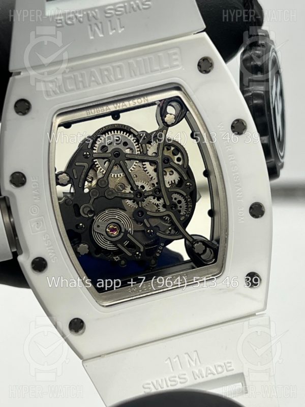 Товар Richard Mille RM 055 White Bubba Watson Ceramic Art 9076 Фото 16 - Richard Mille RM 055 White Bubba Watson Ceramic Art 9076
