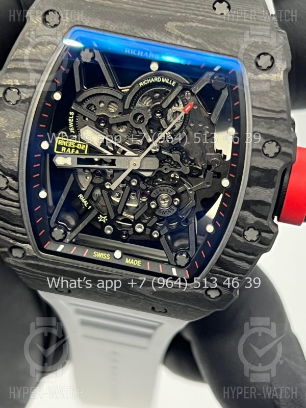 Товар Richard Mille RM 035-02 Rafa Carbon Black White Фото 3 - Richard Mille RM 035-02 Rafa Carbon Black White