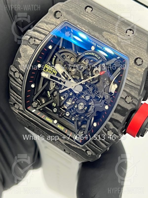 Товар Richard Mille RM 035-02 Rafa Carbon Black White Фото 4 - Richard Mille RM 035-02 Rafa Carbon Black White
