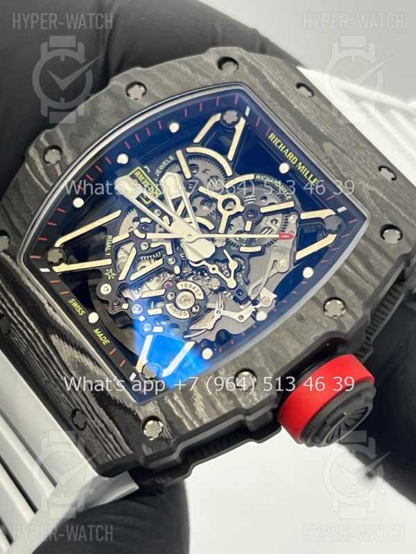 Товар Richard Mille RM 035-02 Rafa Carbon Black White Фото 5 - Richard Mille RM 035-02 Rafa Carbon Black White
