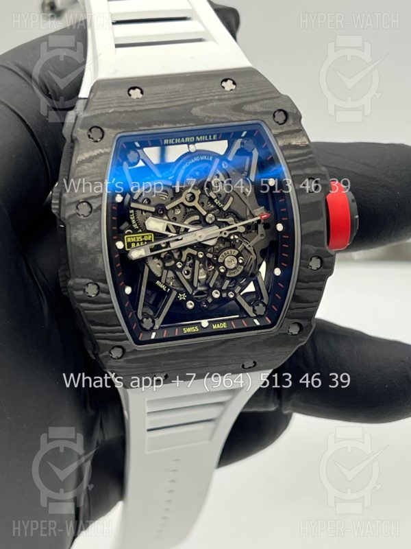 Товар Richard Mille RM 035-02 Rafa Carbon Black White Фото 9 - Richard Mille RM 035-02 Rafa Carbon Black White