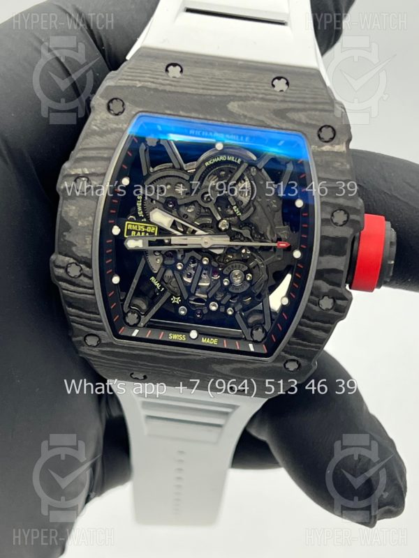 Товар Richard Mille RM 035-02 Rafa Carbon Black White Фото 10 - Richard Mille RM 035-02 Rafa Carbon Black White