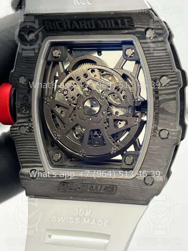 Товар Richard Mille RM 035-02 Rafa Carbon Black White Фото 20 - Richard Mille RM 035-02 Rafa Carbon Black White