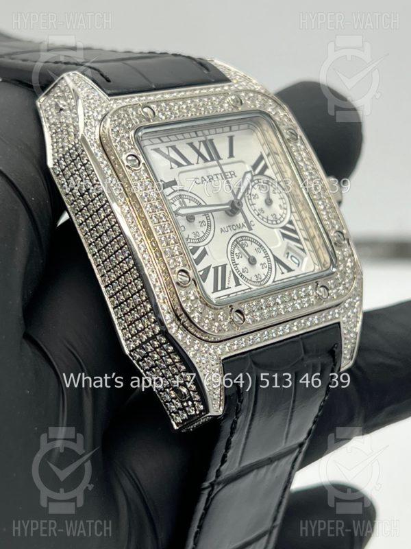 Товар Cartier Santos 100 XL Chronograph 41mm Art 9059 Фото 7 - Cartier Santos 100 XL Chronograph 41mm Art 9059