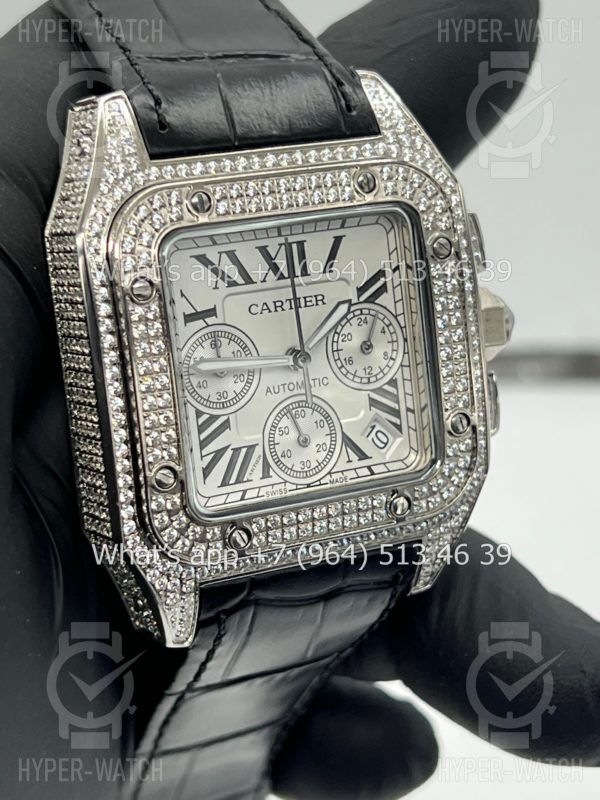 Товар Cartier Santos 100 XL Chronograph 41mm Art 9059 Фото 8 - Cartier Santos 100 XL Chronograph 41mm Art 9059