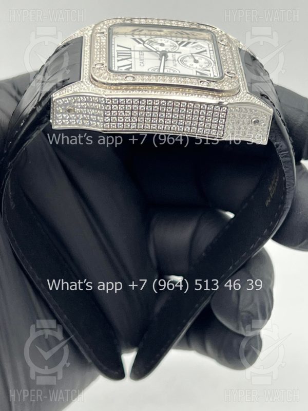 Товар Cartier Santos 100 XL Chronograph 41mm Art 9059 Фото 16 - Cartier Santos 100 XL Chronograph 41mm Art 9059