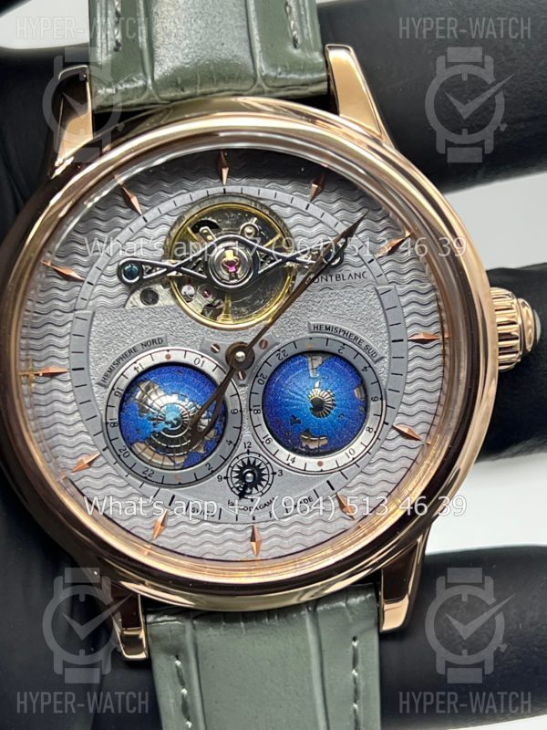 Фото 3 - Montblanc Collection Villeret Tourbillon Cylindrique NightSky Geospheres 44mm Art 8815