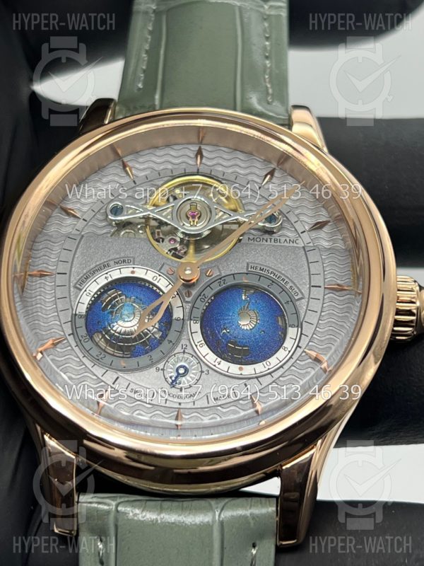 Фото 5 - Montblanc Collection Villeret Tourbillon Cylindrique NightSky Geospheres 44mm Art 8815