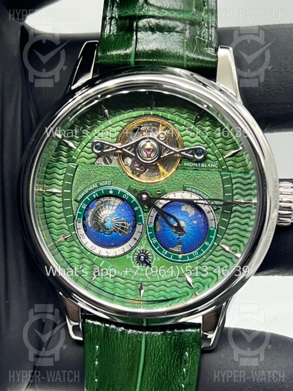 Фото 2 - Montblanc Collection Villeret Tourbillon Cylindrique NightSky Geospheres 44mm Art 8817