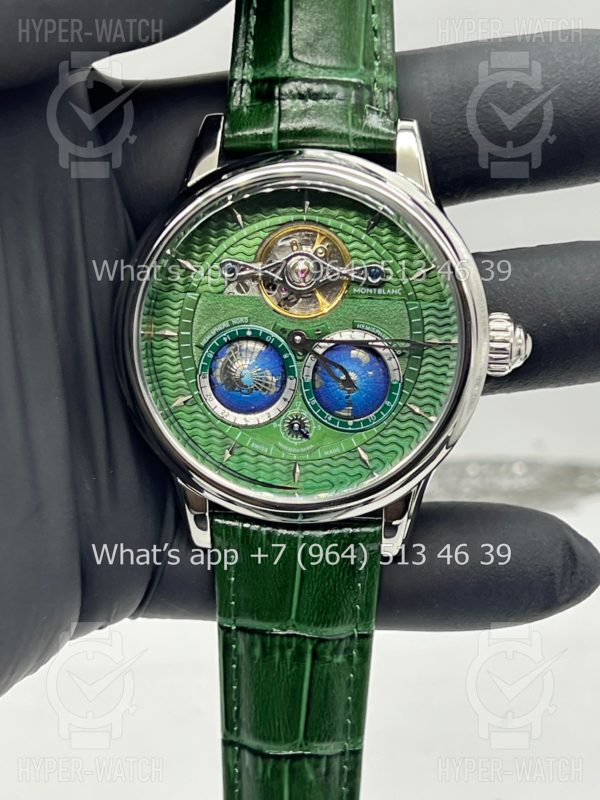 Фото 9 - Montblanc Collection Villeret Tourbillon Cylindrique NightSky Geospheres 44mm Art 8817