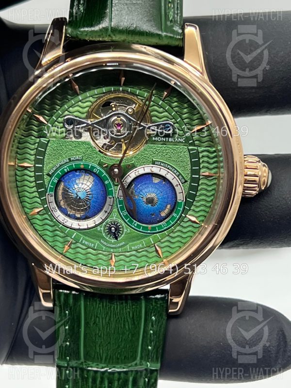 Фото 2 - Montblanc Collection Villeret Tourbillon Cylindrique NightSky Geospheres 44mm Art 8818