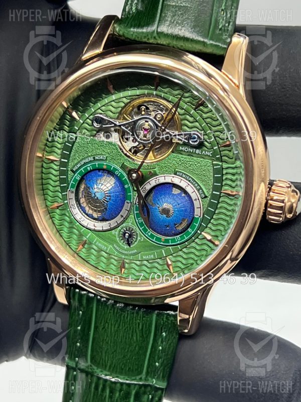 Фото 3 - Montblanc Collection Villeret Tourbillon Cylindrique NightSky Geospheres 44mm Art 8818