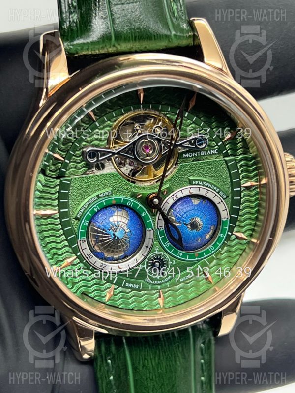 Фото 5 - Montblanc Collection Villeret Tourbillon Cylindrique NightSky Geospheres 44mm Art 8818
