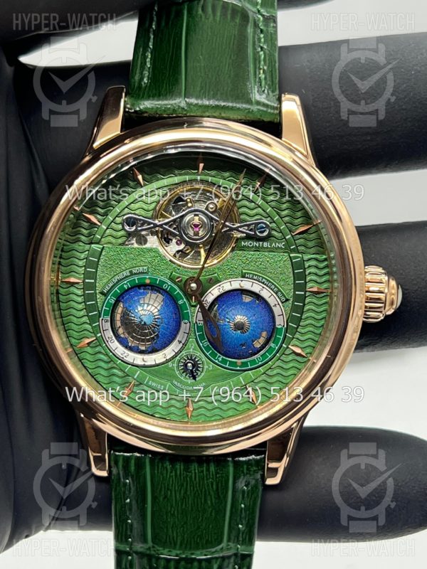 Фото 7 - Montblanc Collection Villeret Tourbillon Cylindrique NightSky Geospheres 44mm Art 8818
