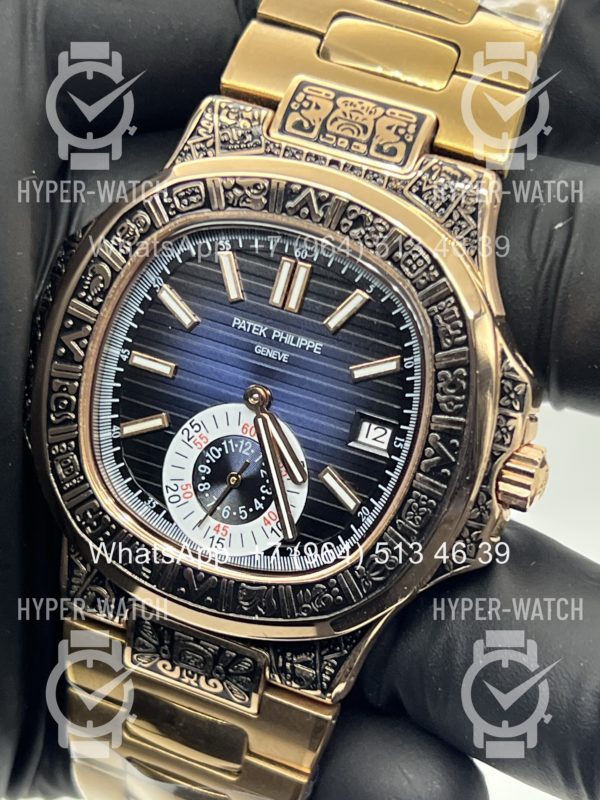 Товар Patek Philippe Nautilus 44mm Engraved Art 9097 Фото 2 - Patek Philippe Nautilus 44mm Engraved Art 9097