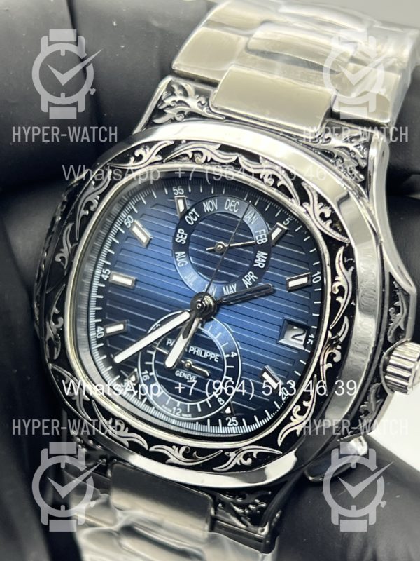 Фото 2 - Patek Philippe Nautilus 44mm Engraved Art 9095