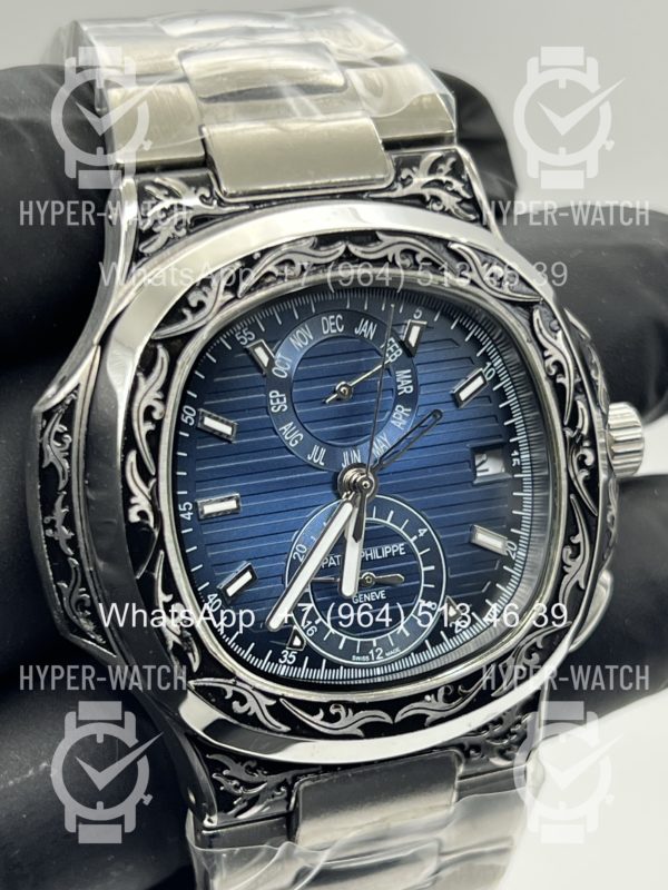 Фото 3 - Patek Philippe Nautilus 44mm Engraved Art 9095