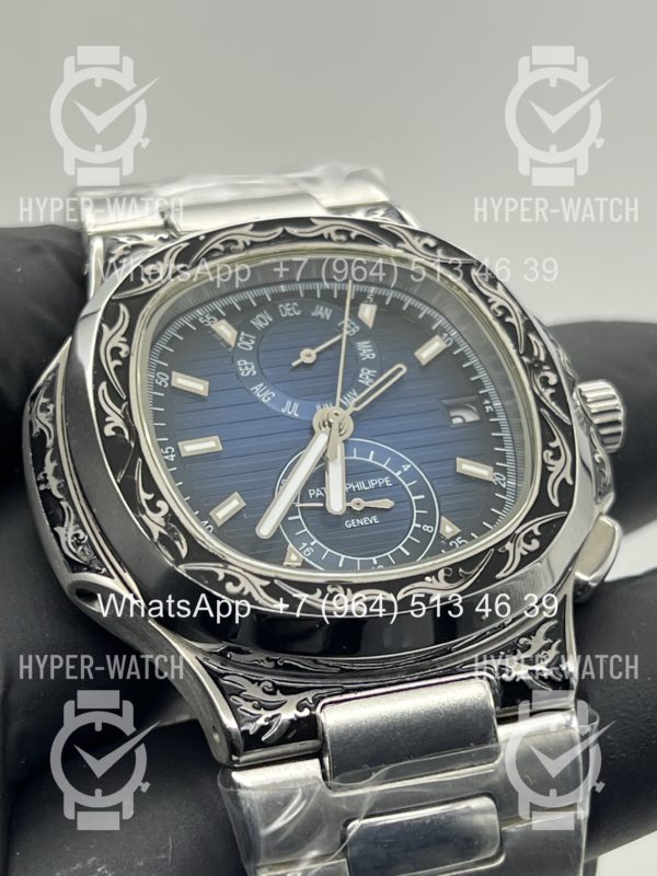 Фото 4 - Patek Philippe Nautilus 44mm Engraved Art 9095
