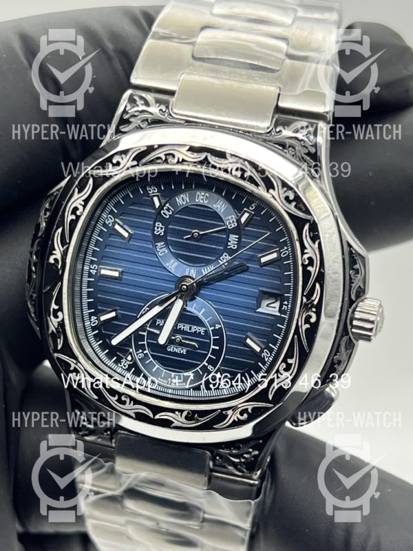 Фото 8 - Patek Philippe Nautilus 44mm Engraved Art 9095