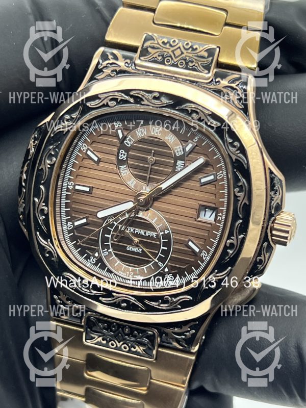 Фото 4 - Patek Philippe Nautilus 44mm Engraved Art 9088