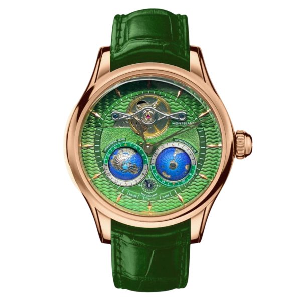 Фото 1 - Montblanc Collection Villeret Tourbillon Cylindrique NightSky Geospheres 44mm Art 8818