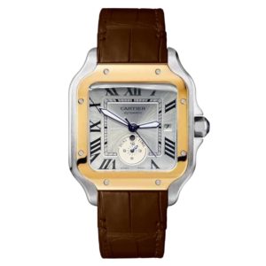 Фото 52 - Cartier Santos De Cartier 40mm Dual Time Art 9001