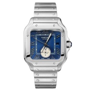 Фото 19 - Cartier Santos De Cartier 40mm Dual Time Art 8990