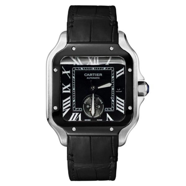 Фото 1 - Cartier Santos De Cartier 40mm Dual Time Art 9002