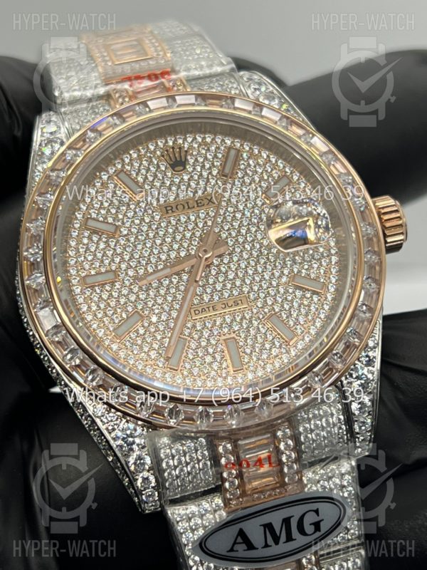 Товар Rolex Datejust 41mm 126300 Diamond Steel Art 9167 Фото 4 - Rolex Datejust 41mm 126300 Diamond Steel Art 9167