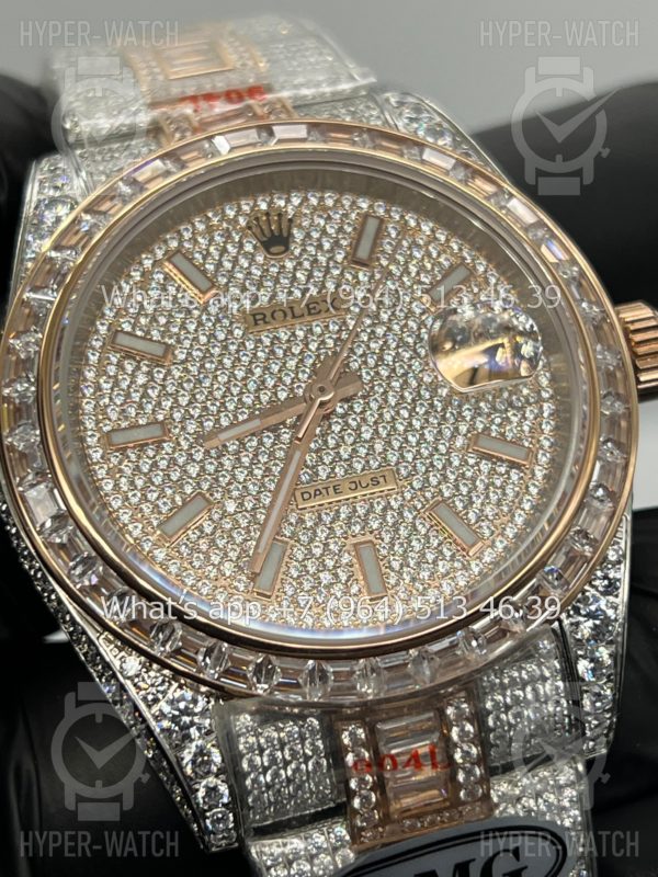 Товар Rolex Datejust 41mm 126300 Diamond Steel Art 9167 Фото 5 - Rolex Datejust 41mm 126300 Diamond Steel Art 9167