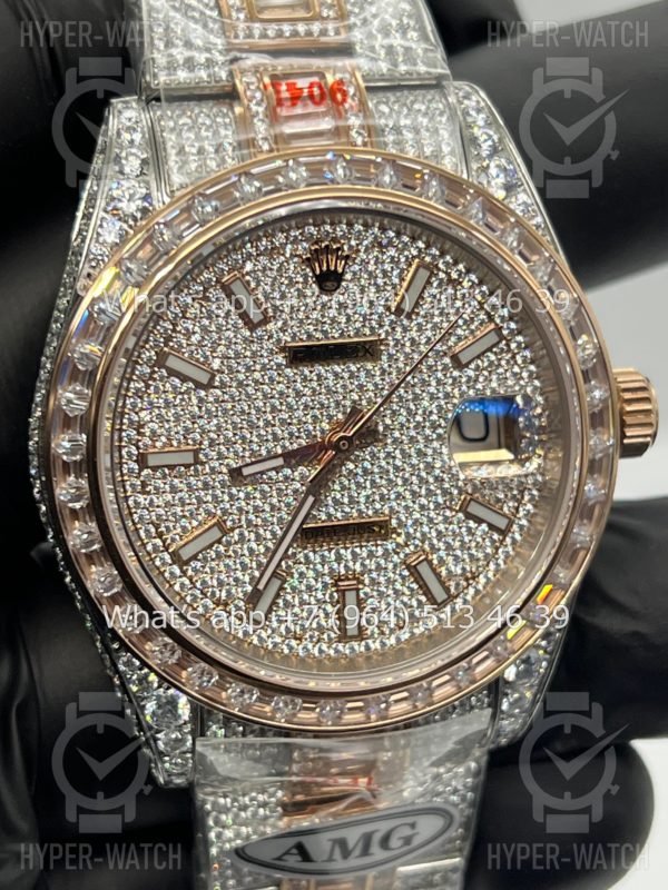 Товар Rolex Datejust 41mm 126300 Diamond Steel Art 9167 Фото 6 - Rolex Datejust 41mm 126300 Diamond Steel Art 9167