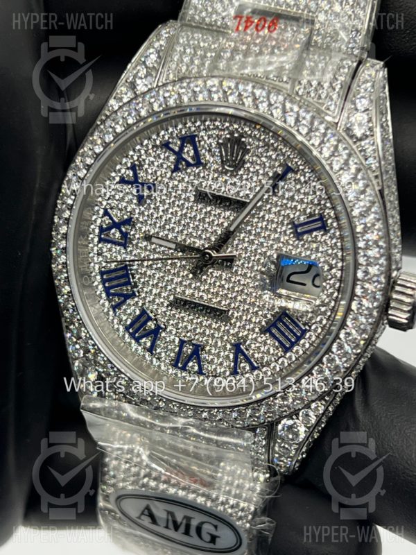 Товар Rolex Datejust 41mm 126334 Full Pave Steel Art 9168 Фото 3 - Rolex Datejust 41mm 126334 Full Pave Steel Art 9168