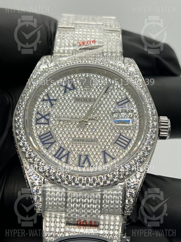Товар Rolex Datejust 41mm 126334 Full Pave Steel Art 9168 Фото 10 - Rolex Datejust 41mm 126334 Full Pave Steel Art 9168